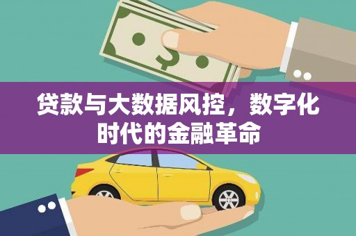 灌阳贷款与大数据风控，数字化时代的金融革命
