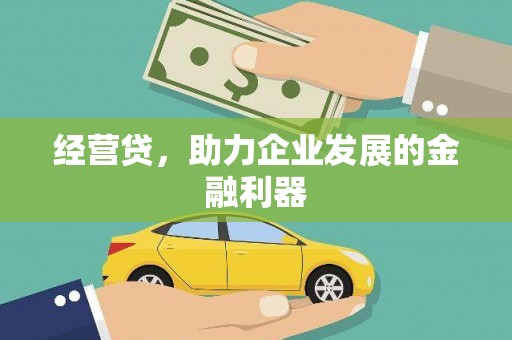 灌阳经营贷，助力企业发展的金融利器