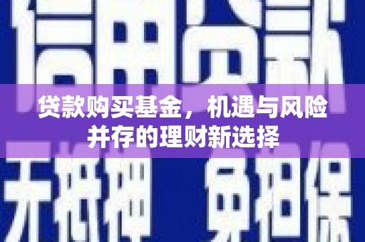 灌阳贷款购买基金，机遇与风险并存的理财新选择
