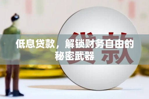 灌阳低息贷款，解锁财务自由的秘密武器