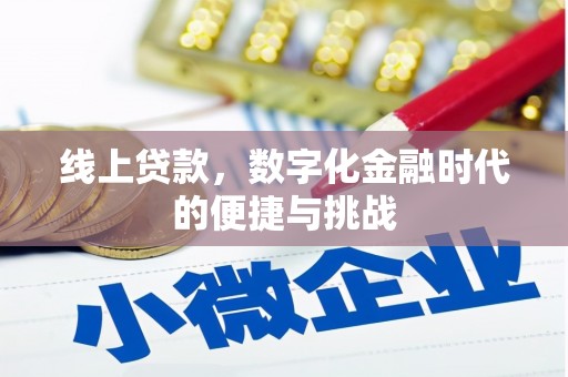 灌阳线上贷款，数字化金融时代的便捷与挑战