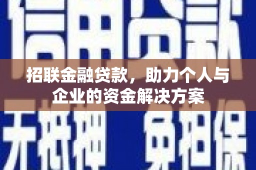 灌阳招联金融贷款，助力个人与企业的资金解决方案