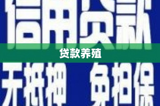 灌阳贷款养殖