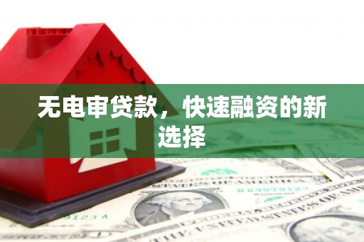 灌阳无电审贷款，快速融资的新选择