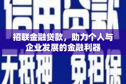 灌阳招联金融贷款，助力个人与企业发展的金融利器
