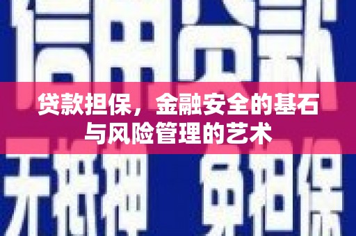 灌阳贷款担保，金融安全的基石与风险管理的艺术