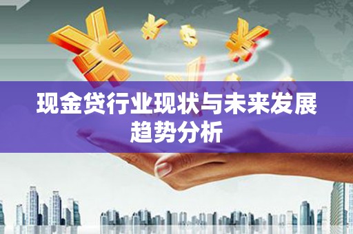 灌阳现金贷行业现状与未来发展趋势分析