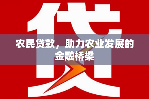灌阳农民贷款，助力农业发展的金融桥梁