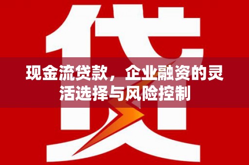 灌阳现金流贷款，企业融资的灵活选择与风险控制