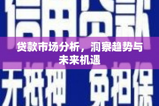 灌阳贷款市场分析，洞察趋势与未来机遇