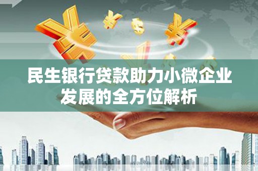 灌阳民生银行贷款助力小微企业发展的全方位解析
