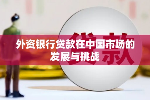 灌阳外资银行贷款在中国市场的发展与挑战