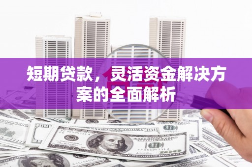 灌阳短期贷款，灵活资金解决方案的全面解析