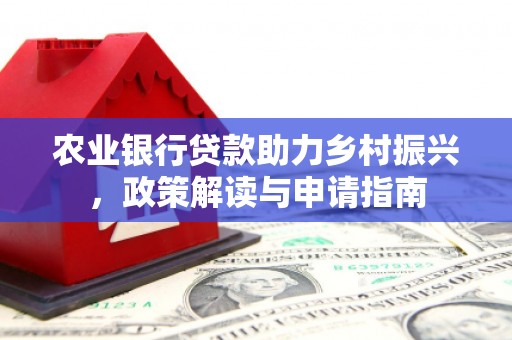 灌阳农业银行贷款助力乡村振兴，政策解读与申请指南