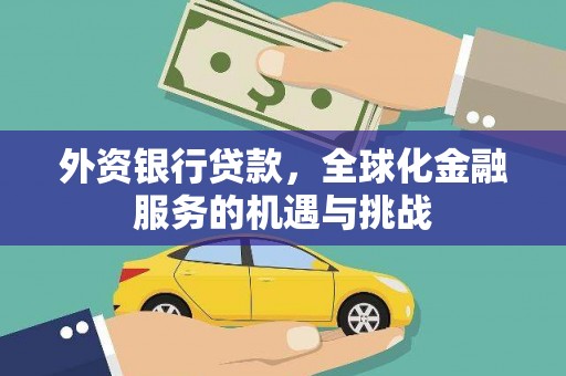 灌阳外资银行贷款，全球化金融服务的机遇与挑战
