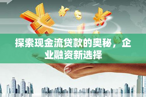 灌阳探索现金流贷款的奥秘，企业融资新选择