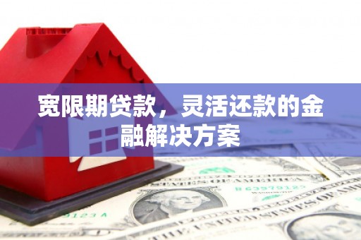 灌阳宽限期贷款，灵活还款的金融解决方案