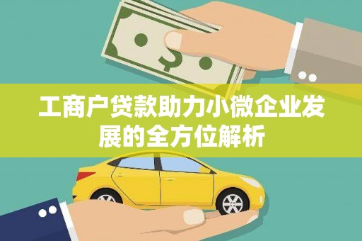 灌阳工商户贷款助力小微企业发展的全方位解析