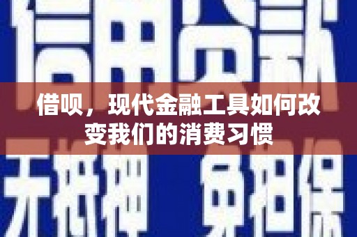 灌阳借呗，现代金融工具如何改变我们的消费习惯