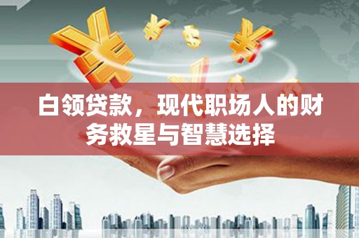 灌阳白领贷款，现代职场人的财务救星与智慧选择