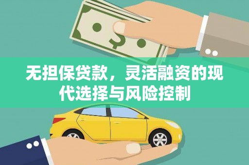 灌阳无担保贷款，灵活融资的现代选择与风险控制