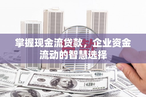 灌阳掌握现金流贷款，企业资金流动的智慧选择