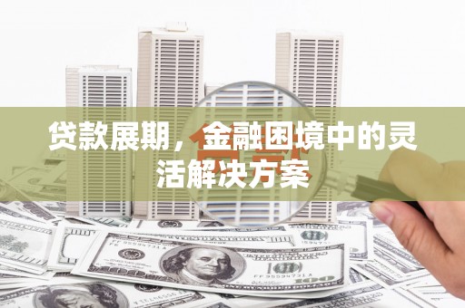 灌阳贷款展期，金融困境中的灵活解决方案