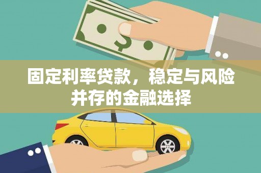 灌阳固定利率贷款，稳定与风险并存的金融选择