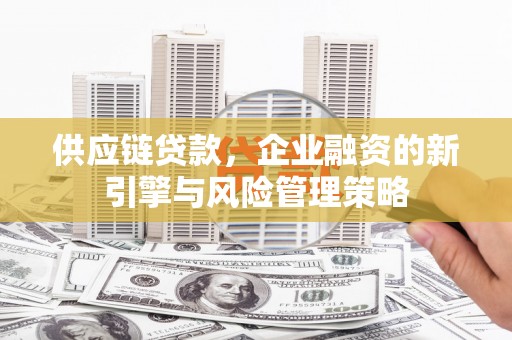灌阳供应链贷款，企业融资的新引擎与风险管理策略