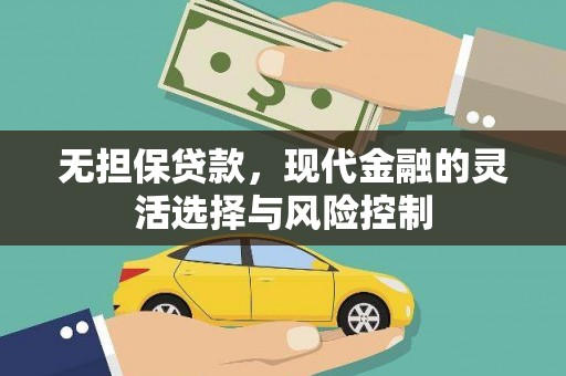 灌阳无担保贷款，现代金融的灵活选择与风险控制