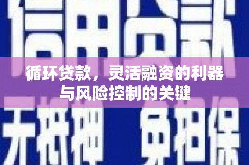 灌阳循环贷款，灵活融资的利器与风险控制的关键