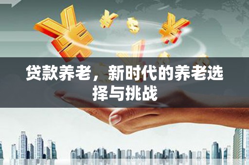 灌阳贷款养老，新时代的养老选择与挑战