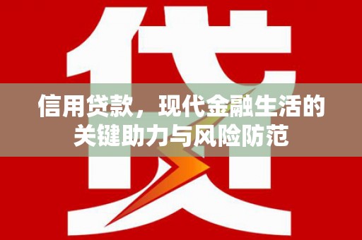 灌阳信用贷款，现代金融生活的关键助力与风险防范