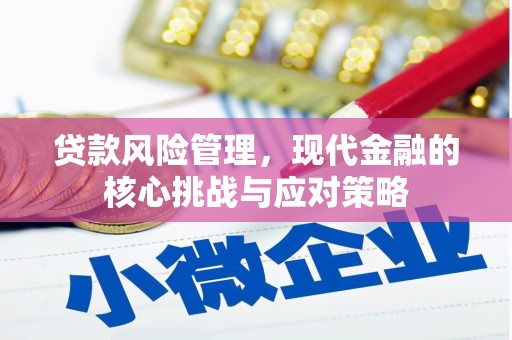 灌阳贷款风险管理，现代金融的核心挑战与应对策略