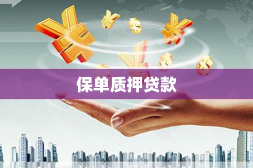 灌阳保单质押贷款