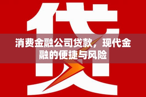 灌阳消费金融公司贷款，现代金融的便捷与风险