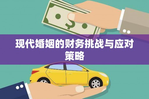 灌阳现代婚姻的财务挑战与应对策略