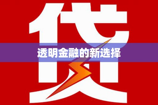 灌阳透明金融的新选择
