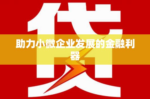 灌阳助力小微企业发展的金融利器