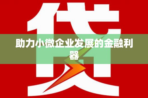 灌阳助力小微企业发展的金融利器