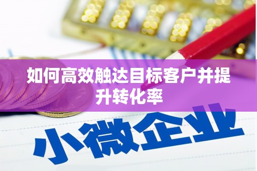灌阳如何高效触达目标客户并提升转化率
