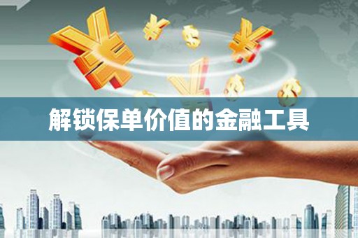 灌阳解锁保单价值的金融工具