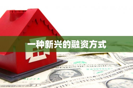 灌阳一种新兴的融资方式